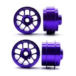 (image for) STAFFSPURPLE Hyper Front and Rear Wheels Set (15.8) Purple - Special for UK Slot Car Show (2 + 2)