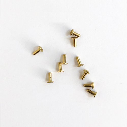 (image for) Sideways SWBE/15 Brass Eyelet 3.2mm-1.5mm diameter-4.8mm length