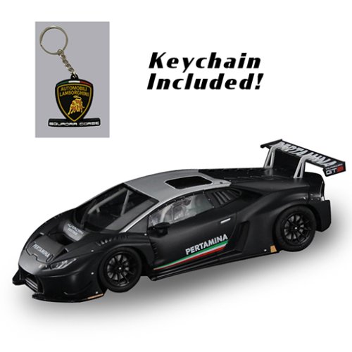 (image for) Racer Sideways SWCAR01B Presentation Lamborghini Huracán GT3 Carbon with Lamborghini keychain