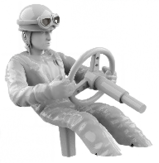 (image for) NSR 1304 Driver with Jet Helmet Kit + Steering Wheel